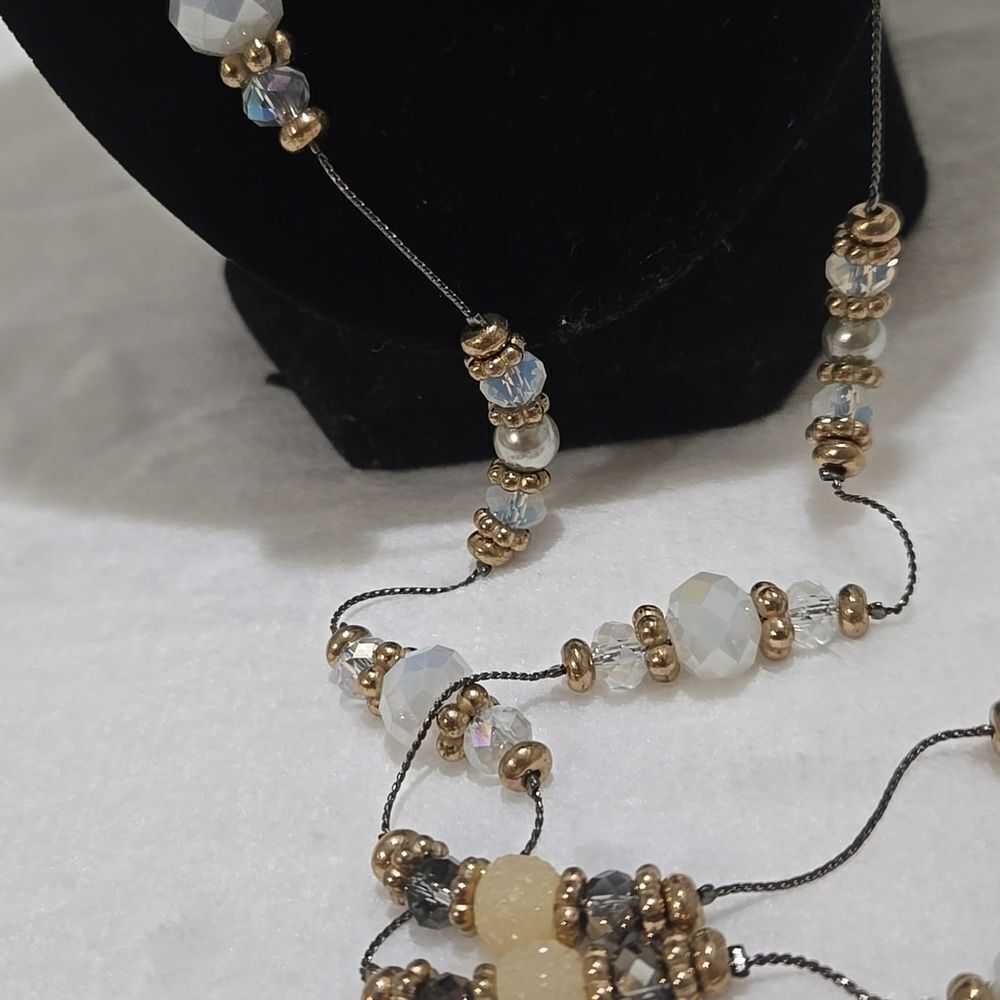 Glass Beaded 60" Necklace